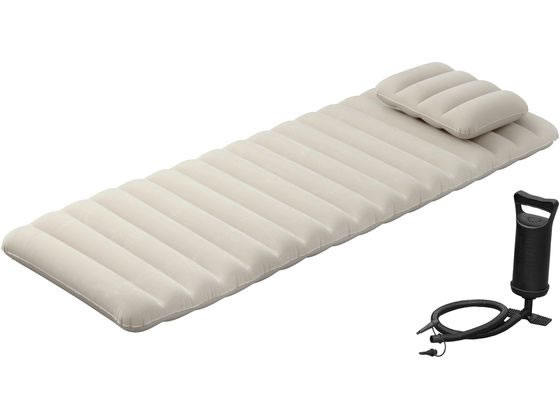 アイリスオーヤマ エアーベッド ABD-1NTP-BE 1台(ご注文単位1台)【直送品】