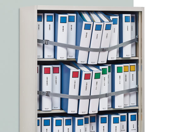 キングジム 収納棚につける落下防止ベルト RB1200 1個(ご注文単位1個)【直送品】