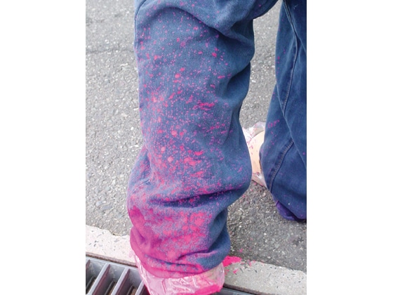 カースル 防犯用蛍光塗料ボール マーキングエッグ S-810 1箱(ご注文単位1箱)【直送品】