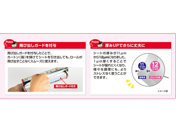 クレハ キチントさん フライパン用ホイルシート 25cm×7m 1個(ご注文単位1個)【直送品】