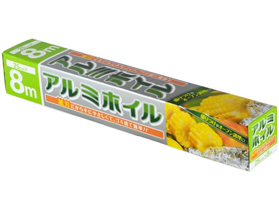 大和物産 アルミホイル 8m×25cm 1個(ご注文単位1個)【直送品】