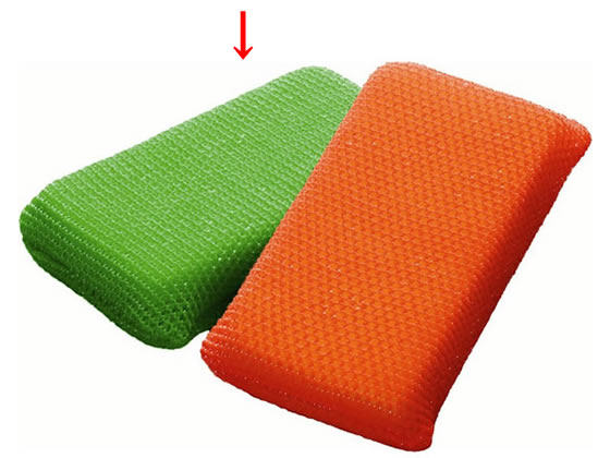 3M スコッチ・ブライト ハイブリッドネットスポンジ グリーン 2個 1パック(ご注文単位1パック)【直送品】