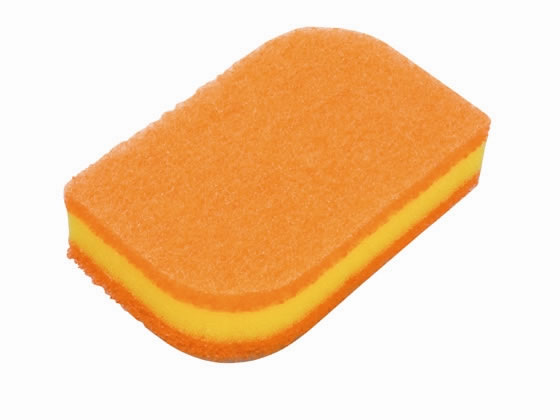 3M スコッチ・ブライト 抗菌ウレタンスポンジたわし 3層リーフ型 SS72K 1個（ご注文単位1個)【直送品】