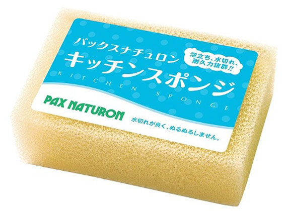 太陽油脂 パックス ナチュロン キッチン スポンジ ナチュラル 1個（ご注文単位1個)【直送品】