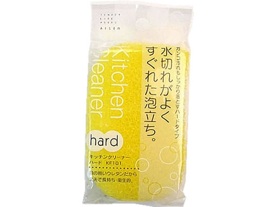 アイセン カラーキッチン キッチンクリーナー ハード イエロー KF101 1個（ご注文単位1個)【直送品】