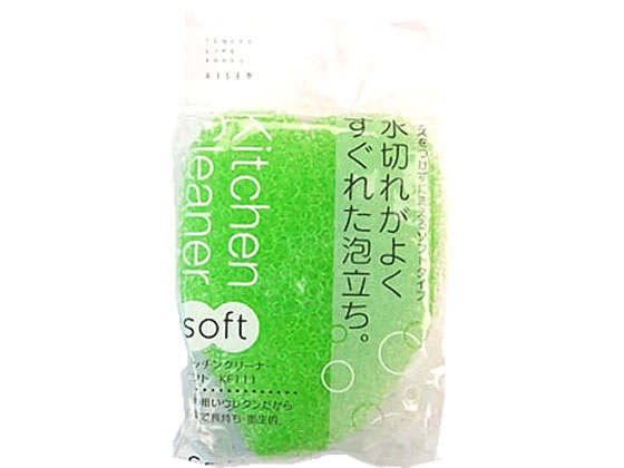 アイセン カラーキッチン キッチンクリーナー ソフト グリーン KF101 1個（ご注文単位1個)【直送品】