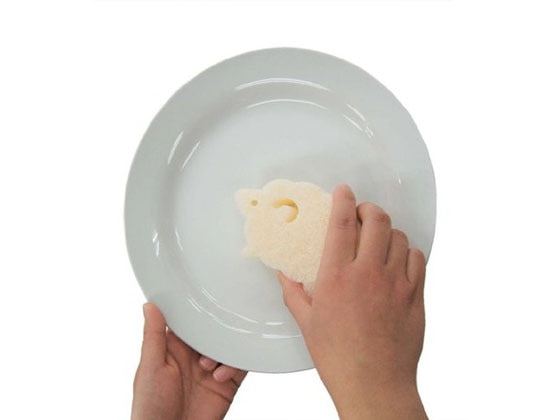 オーエ クリーンフレンズ キッチンスポンジ ひつじ 51686 1個(ご注文単位1個)【直送品】