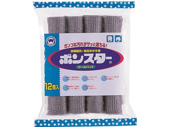 ボンスター販売 ボンスター ロールパッド 12個 B-005 1袋(ご注文単位1袋)【直送品】
