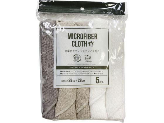 ストリックスデザイン 抗菌 マイクロファイバークロス 5枚入 SB-062K 1袋（ご注文単位1袋)【直送品】