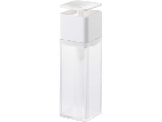 山崎実業 片手で出せる ディスペンサー プレート ホワイト 5215 1個（ご注文単位1個)【直送品】