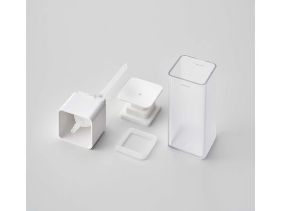 山崎実業 片手で出せる ディスペンサー プレート ホワイト 5215 1個（ご注文単位1個)【直送品】