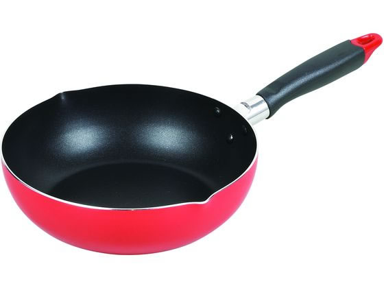 パール金属 フッ素加工IH対応 深型フライパン 24cm HB-8045 1個(ご注文単位1個)【直送品】