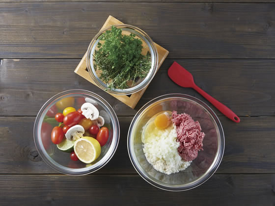 HARIO 耐熱ガラス製 ボウル 2個セット 1セット(ご注文単位1セット)【直送品】