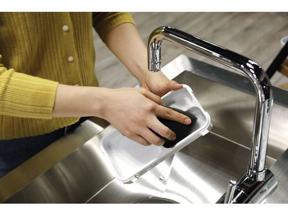 シービージャパン 薄型弁当箱 抗菌フードマン 400 ライトグレー 1個（ご注文単位1個)【直送品】