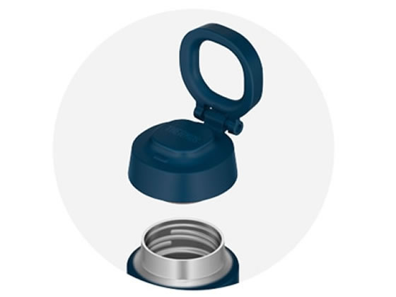 サーモス 真空断熱ケータイマグ スクリュー 500ml インディゴブルー 1個(ご注文単位1個)【直送品】