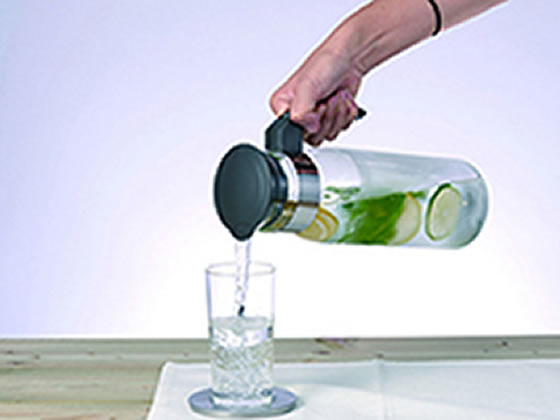 HARIO 冷蔵庫 ポットスリムN チャコールグレー RPLN-14-CGR 1個(ご注文単位1個)【直送品】