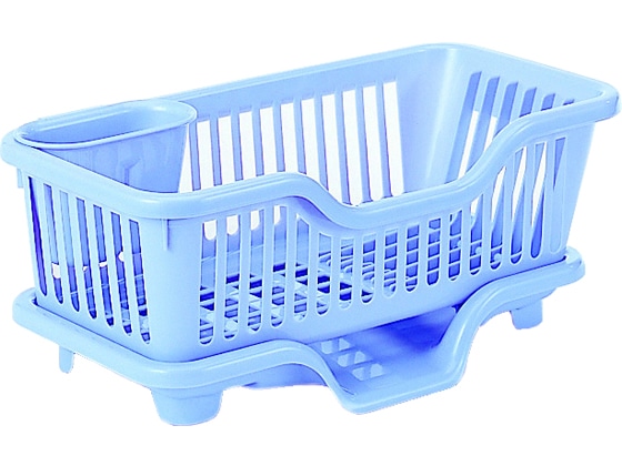 サンコープラスチック 皿立て水切りかご流 タテ型 スリムタイプ NO.3 1台(ご注文単位1台)【直送品】