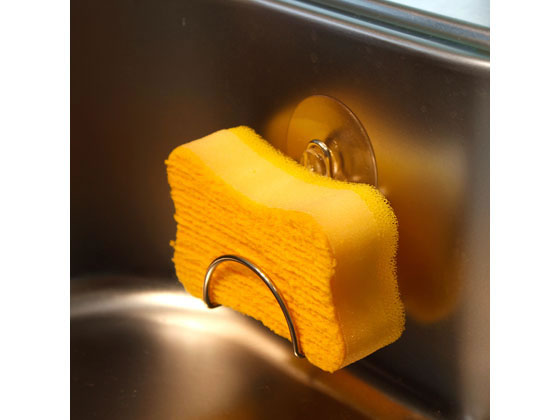 レック ステンレス キッチン スポンジ ホルダー (S) S-037 1個（ご注文単位1個)【直送品】