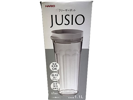 HARIO フリーザポットJUSIO ホワイト FPJ-11-W 1個(ご注文単位1個)【直送品】
