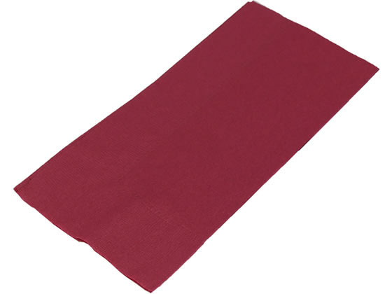 アートナップ カラーナプキン 8つ折 ワインレッド 50枚 D28-WR-J 1パック(ご注文単位1パック)【直送品】