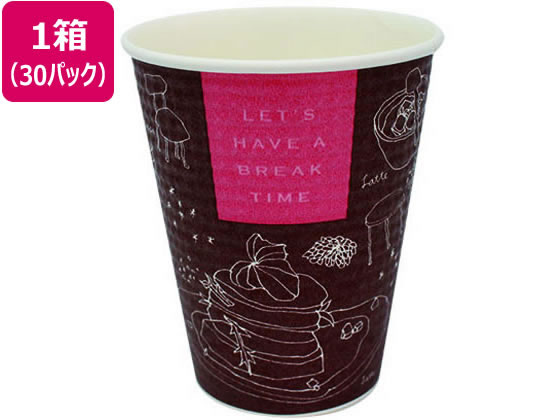 アートナップ エンボスカップ ブレイクタイム 250ml 50P 30パック 1箱（ご注文単位1箱)【直送品】