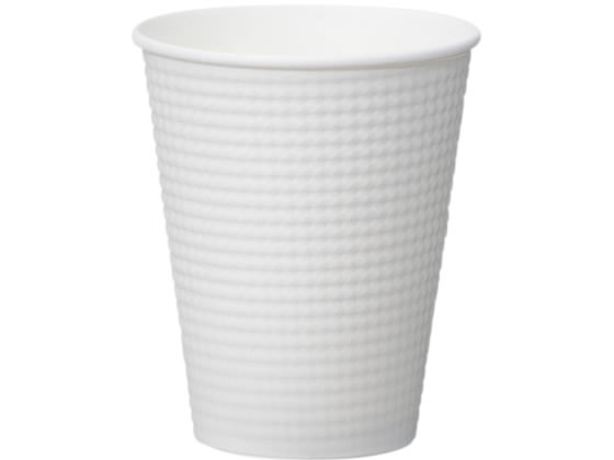 サンナップ エンボスカップ ホワイト260ml 50個入 C2650E 1パック(ご注文単位1パック)【直送品】