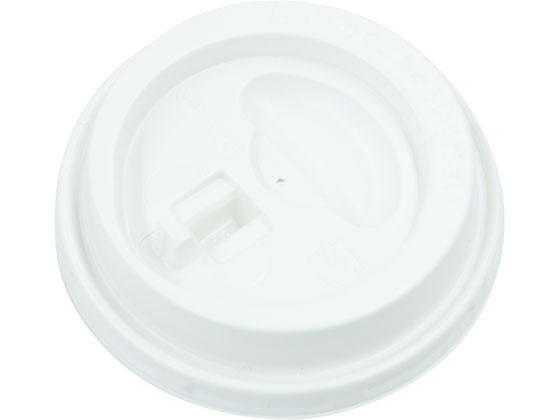 サンナップ エンボスカップ260ml用フタ リフトアップ 白 50個入 1パック（ご注文単位1パック)【直送品】
