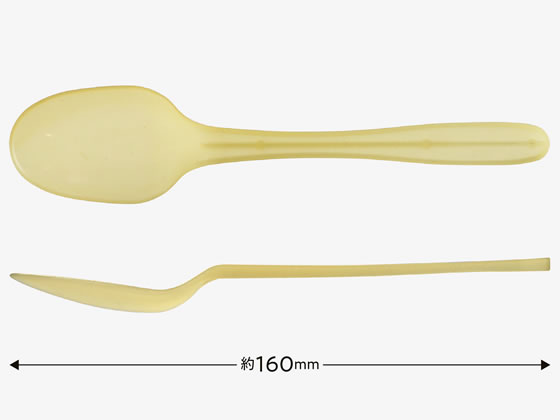 ストリックスデザイン お米を使ったスプーン160mm 100本 SD-929 1袋(ご注文単位1袋)【直送品】