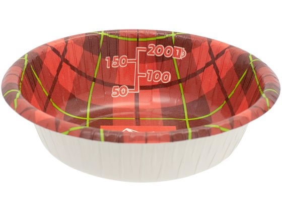 サンナップ アンドスケープ ペーパーボウル チェック 280ml 8個入 1パック(ご注文単位1パック)【直送品】