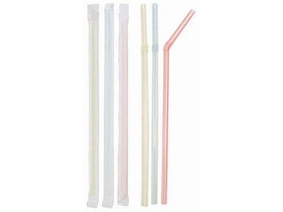 トルネ まがる 白 袋入 ストロー 80P P-3241 1パック（ご注文単位1パック)【直送品】