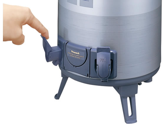 ピーコック魔法瓶工業 ダブルコックキーパー 9.5L INW-100 1個(ご注文単位1個)【直送品】