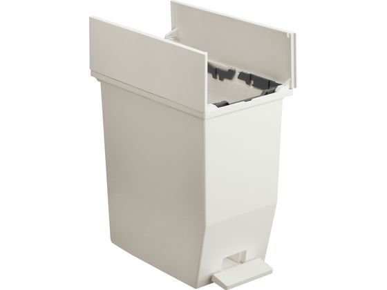 テラモト ペダルオープンツイン 20L ホワイト DS2188208 1台(ご注文単位1台)【直送品】