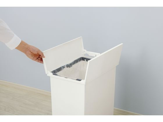 テラモト ペダルオープンツイン 20L ホワイト DS2188208 1台(ご注文単位1台)【直送品】