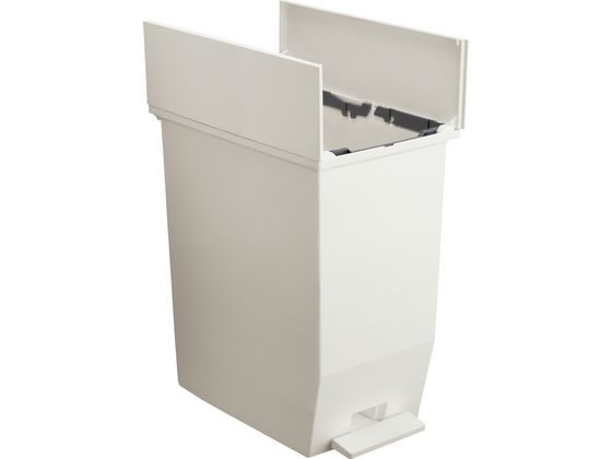 テラモト ペダルオープンツイン 45L ホワイト DS2188458 1台(ご注文単位1台)【直送品】