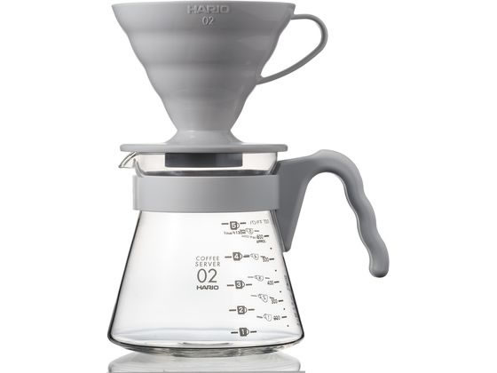 HARIO V60コーヒーサーバー02セット VCSD-02-PGR 1個(ご注文単位1個)【直送品】