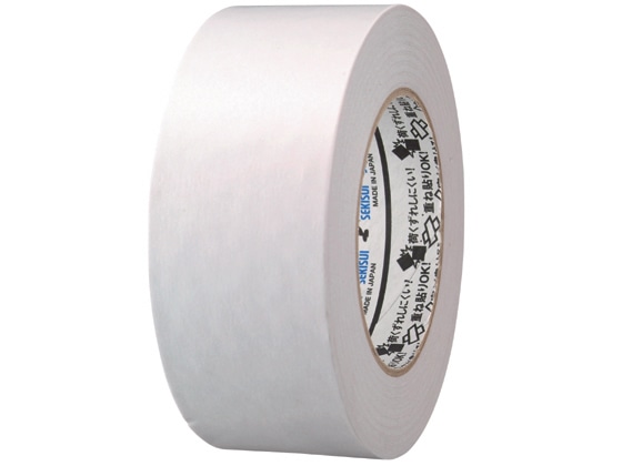 セキスイ ホワイティスーパークラフトテープ 50mm×50m 50巻 No.504WNS 1箱（ご注文単位1箱)【直送品】
