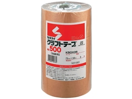 セキスイ クラフトテープ 75mm×50m 3巻 NO.500 1パック(ご注文単位1パック)【直送品】