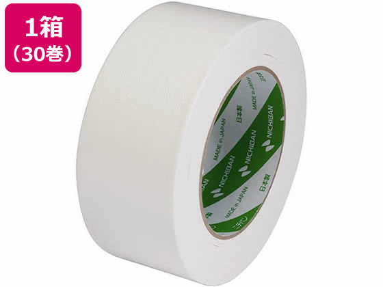 ニチバン 布粘着テープ 50mm×25m 白 30巻 102N5-50 1箱(ご注文単位1箱)【直送品】