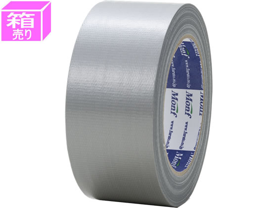 古藤工業 カラー布テープ 幅50mm*長さ25m 銀 30巻 NO890ギン 1箱(ご注文単位1箱)【直送品】