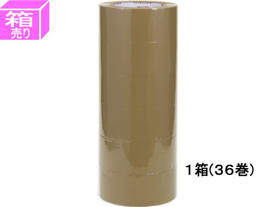 セキスイ OPPテープE 50μ 48mm×100m 茶 36巻 No.882V 1箱(ご注文単位1箱)【直送品】
