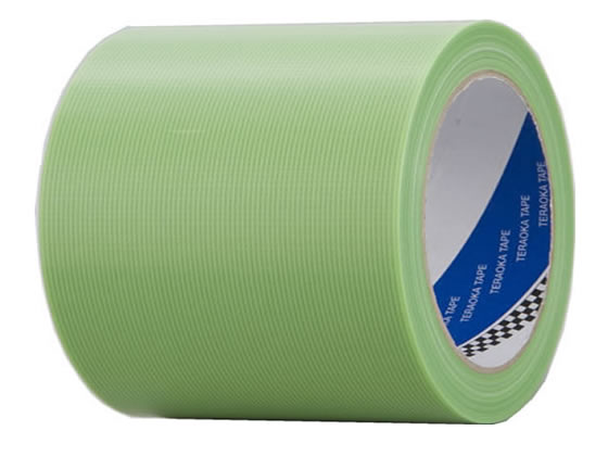 寺岡 Pカット養生用テープ 若葉 幅100mm×25m NO.4140 1巻(ご注文単位1巻)【直送品】