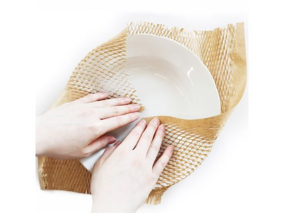 今村紙工 クッションペーパー 250×300mm 茶 100枚入 KP-K60 1袋(ご注文単位1袋)【直送品】