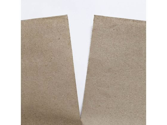 今村紙工 段ボール古紙ボーガスペーパー厚口 538mm×350m 1巻（ご注文単位1巻)【直送品】