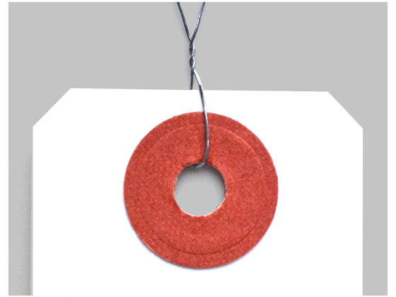 タカ印 パック入荷札 B豆 白無地 200枚 25-3110 1パック(ご注文単位1パック)【直送品】