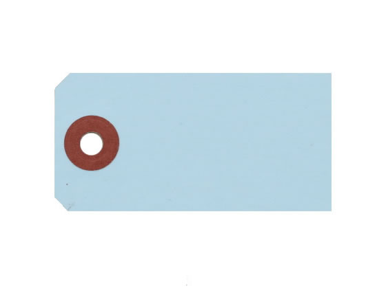 ゴークラ カラー豆荷札 針金荷札 水色 2000枚 ニ-C10 1箱(ご注文単位1箱)【直送品】