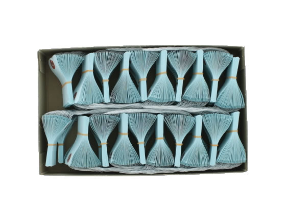 ゴークラ カラー豆荷札 針金荷札 水色 2000枚 ニ-C10 1箱(ご注文単位1箱)【直送品】