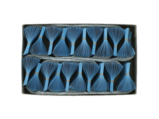 ゴークラ カラー豆荷札 針金荷札 ブルー 2000枚 ニ-C10 1箱(ご注文単位1箱)【直送品】