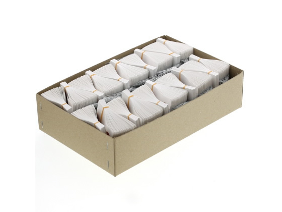 ゴークラ 白豆荷札 2000枚 ニ-10 1箱(ご注文単位1箱)【直送品】