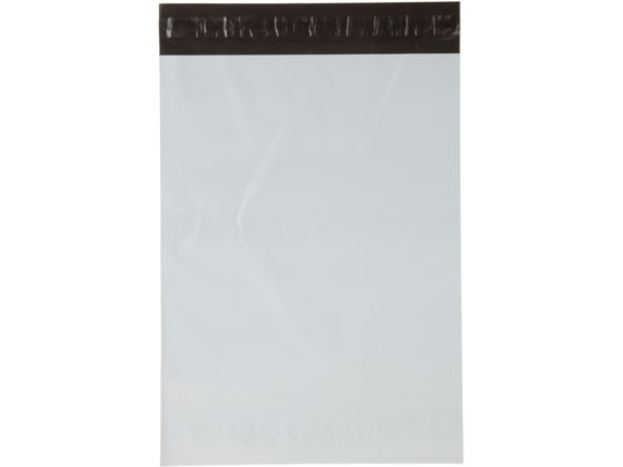 紺屋商事 透けない宅配用ビニール袋 テープ付 大 A3 14枚 1パック(ご注文単位1パック)【直送品】