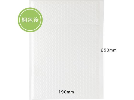 紺屋商事 ラミネート宅配封筒 白 DVDサイズ 12枚入 1パック（ご注文単位1パック)【直送品】